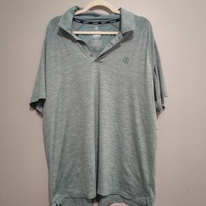 Hurley Green  Polo Shirt Soft Lightweight Design